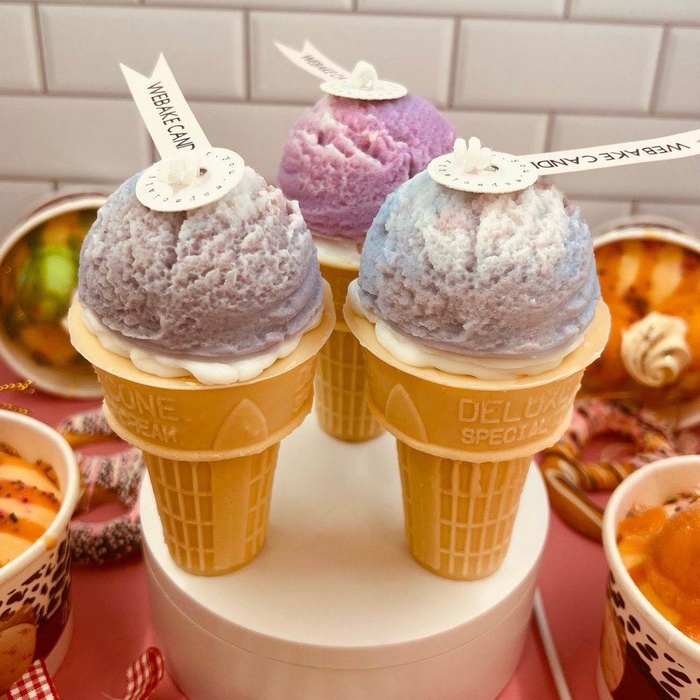Ice Cream Cone Candle